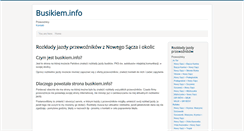Desktop Screenshot of busikiem.info